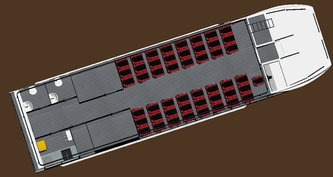 75 Person 15m(49ft) Catamaran Inboard Passenger Boat