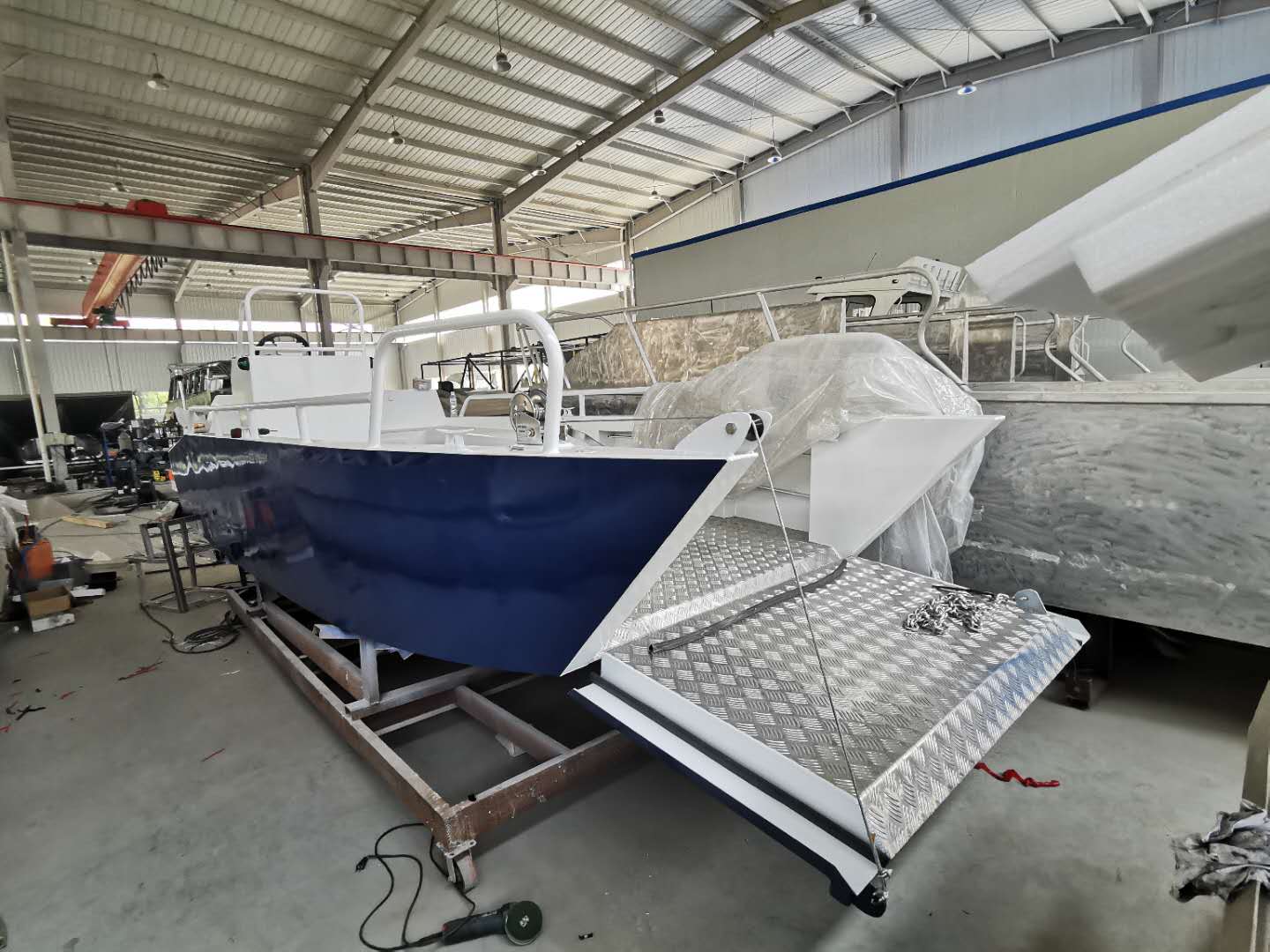 5.8m X 2.2m Aluminum Landing Craft Cargo Barge for Sale