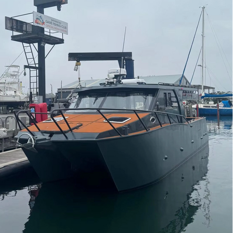 10m(36ft) Welded Aluminum Catamaran Cabin Fishing Boat
