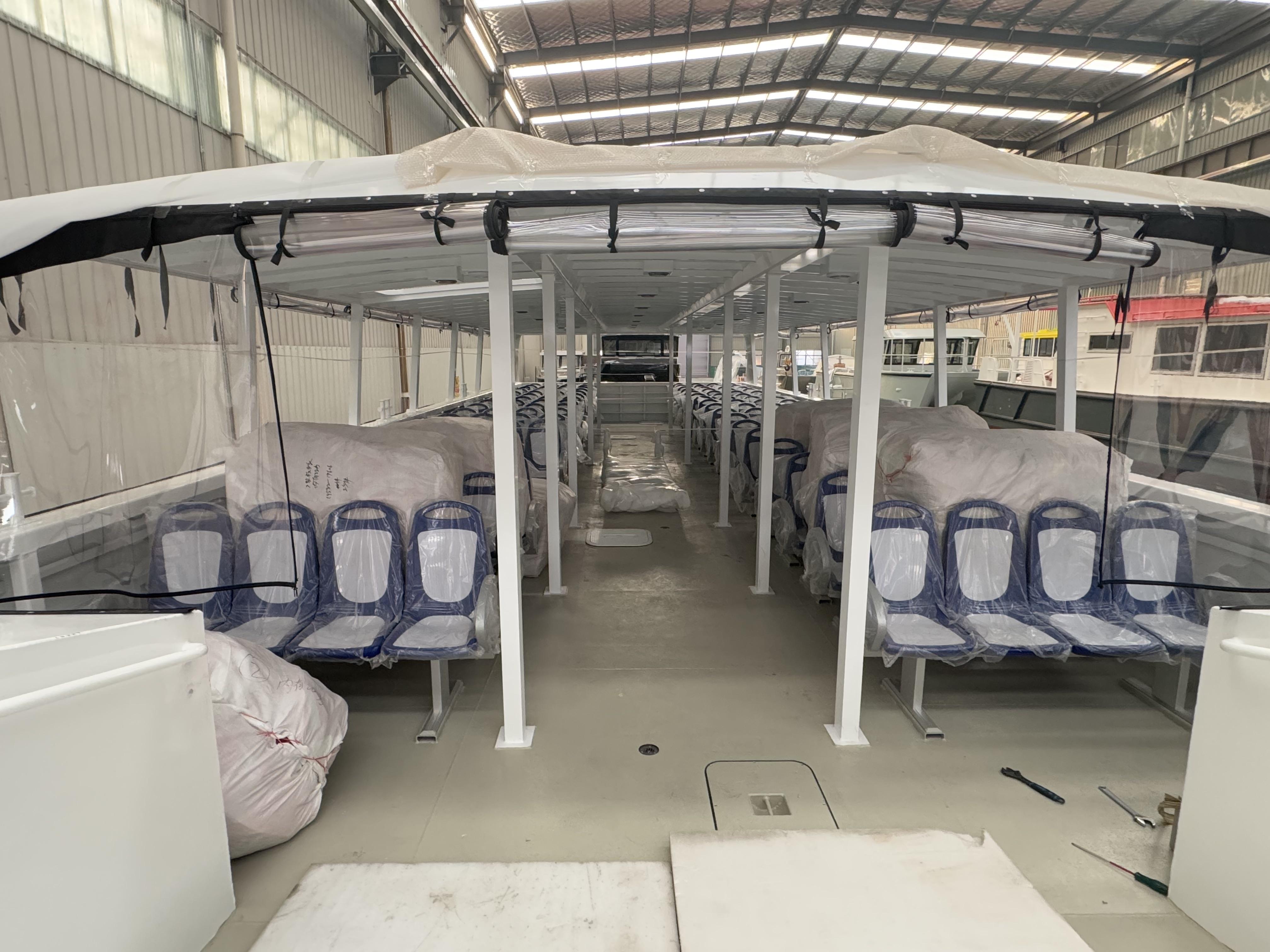 21m aluminum landing craft passenger cargo boat