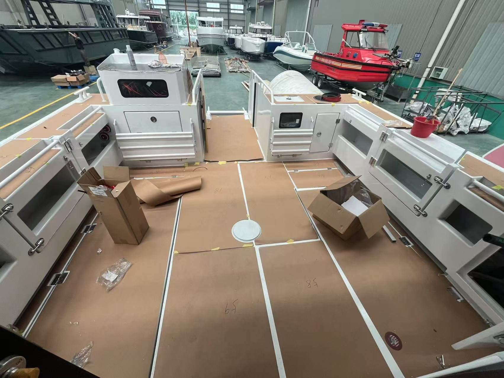 11.6m X 4m Catamaran Center Console Fishing Boat