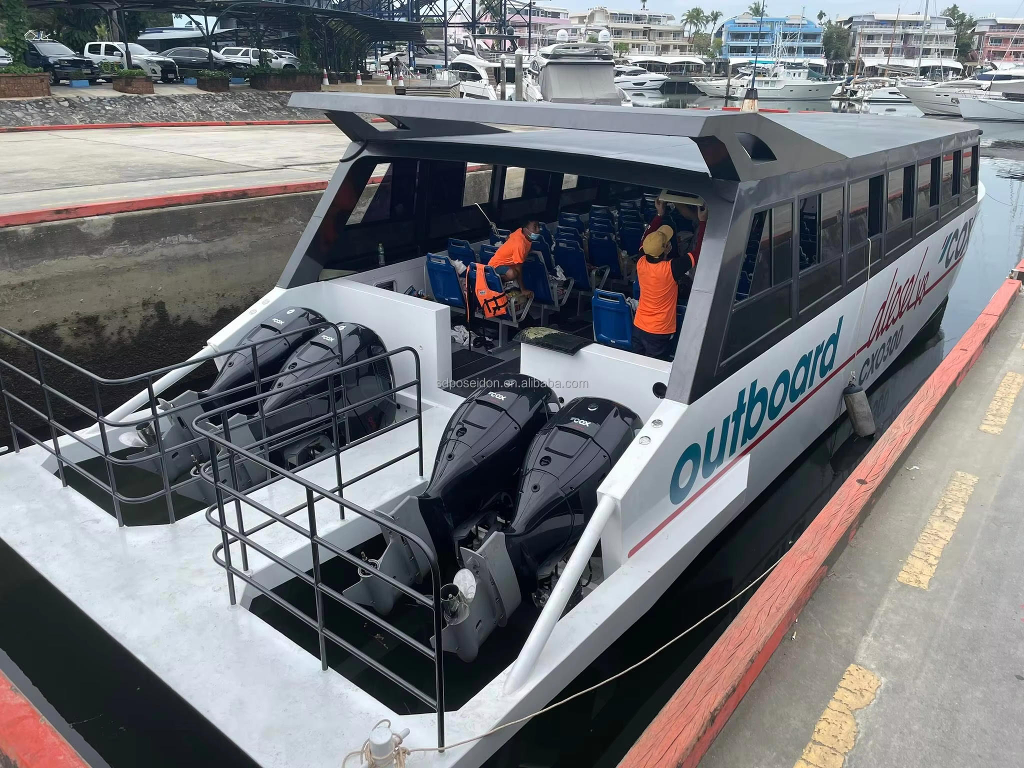 16.6m X 4.5m Catamaran Passenger Catamaran for Sightseeing 