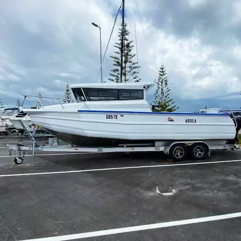 9m Easycraft Aluminum Plate Cabin Fishing Boat