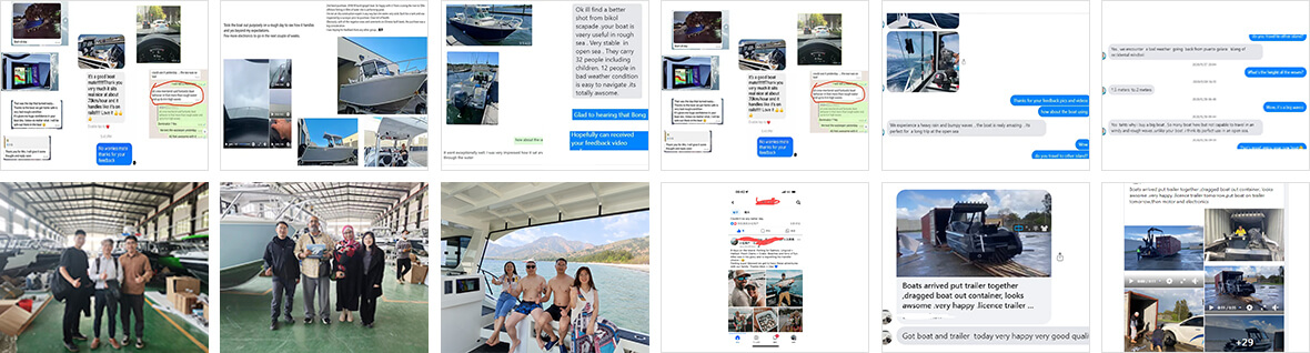 Customer Feedback on 150 Persons Aluminum Passenger Boat