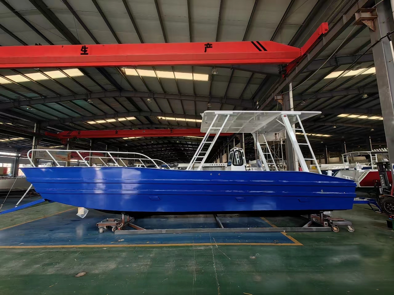 Kitset assembly components packed for container shipping